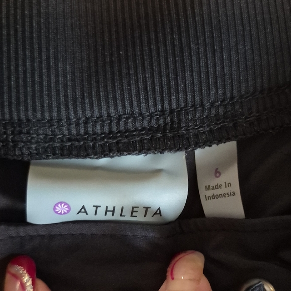 Athleta Womans Black Joggers - Picture 2 of 4